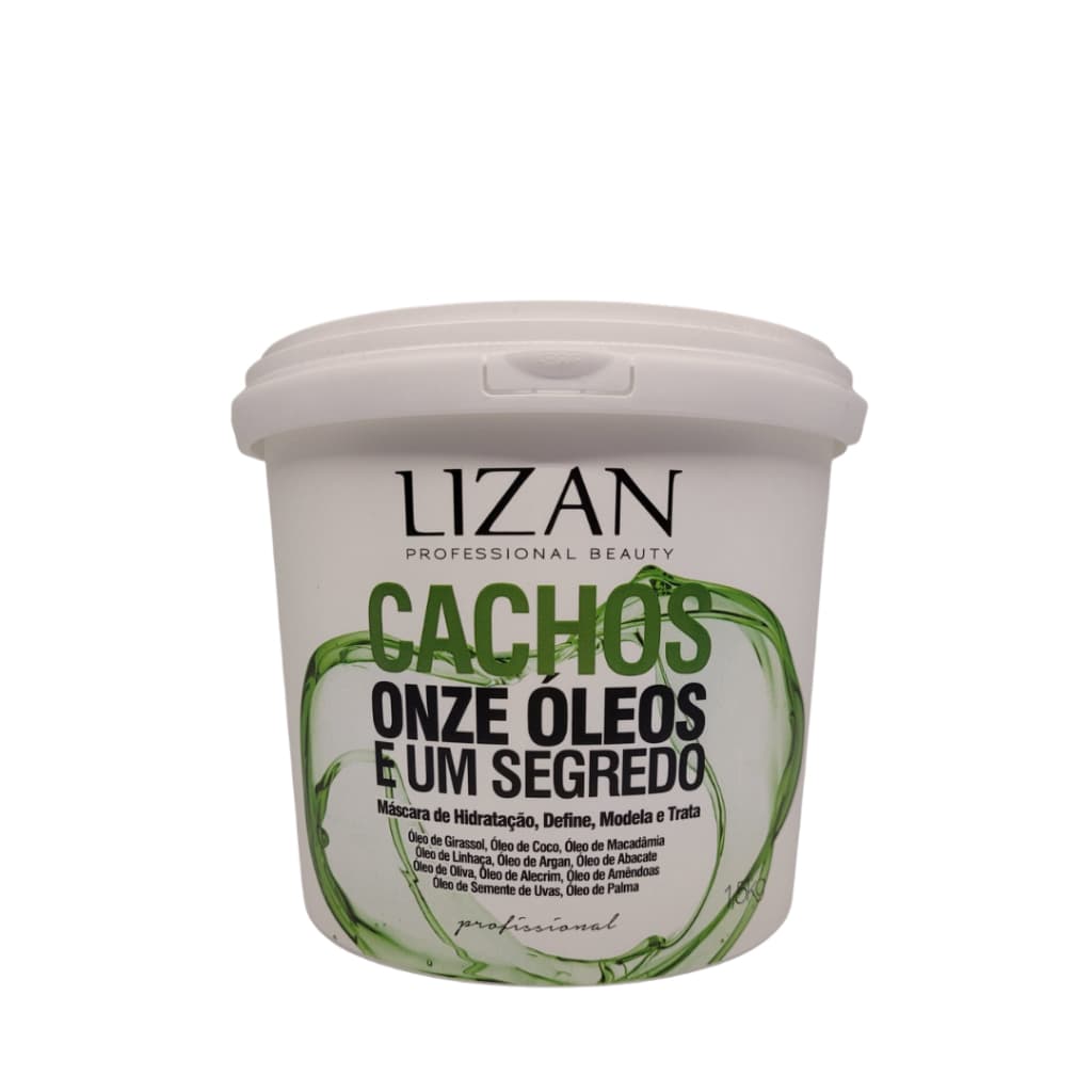 Lizan Professional Máscara Cachos Onze Óleos e Um Segredo 1,5kg