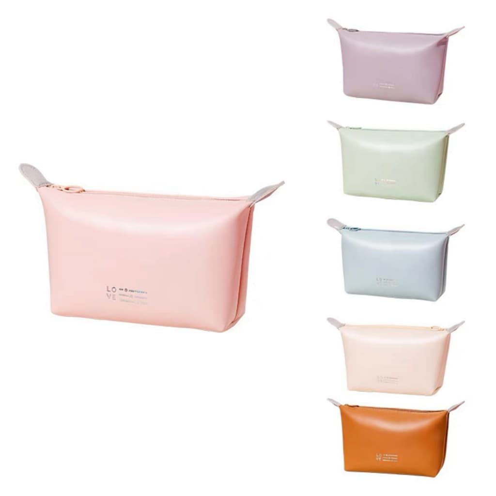 Necessaire Organizador de Maquiagem Para Viagem Bolsa De Mão Pequena Semi Impermeável