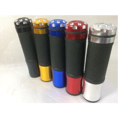 Par De Manopla Punho Para Moto Esportiva De Alumínio Modelo Universal