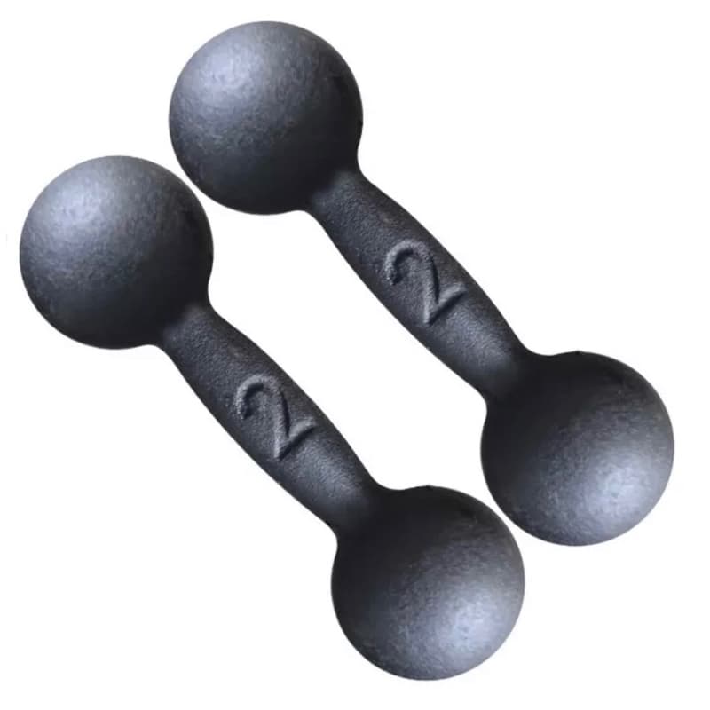 Par de halteres Pintado 2kg - Musculação e Exercícios em Casa