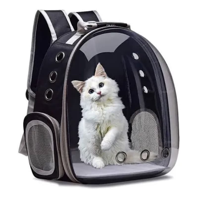 Mochila Pet Visão Panorâmica Astronauta Cachorro Gato Cão