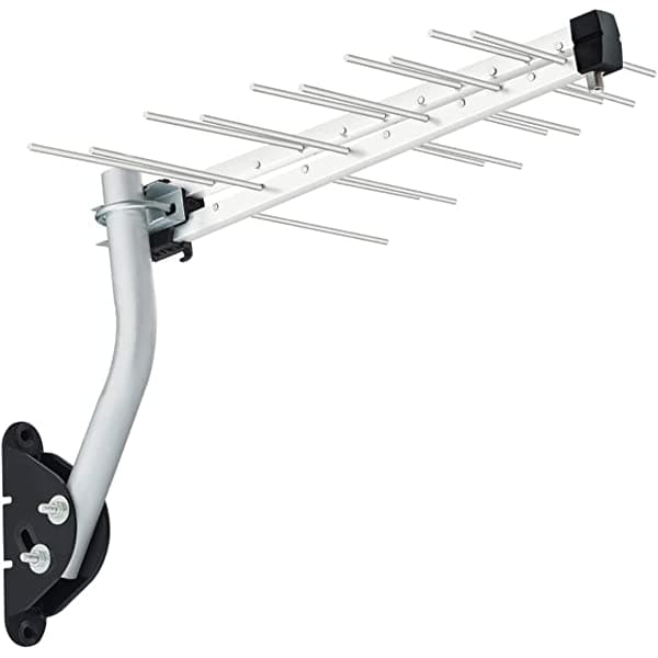 Antena Digital Externa Uhf Full HD14 Dbi Brasforma 4k  + Suporte Fixação Mastro PROMOÇÃO