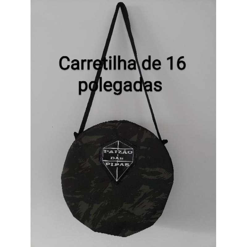 Bolsa de carretilha 16 polegadas(40,6 cm por14 cm de espessura)