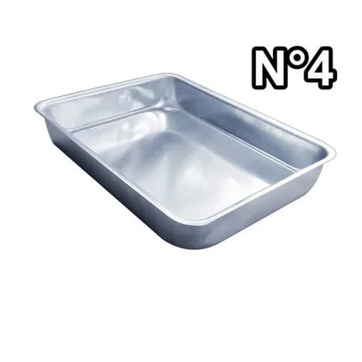TABULEIRO GRANDE N 4 EM ALUMINIO PARA ASSADOS PAES E BOLOS GIGANTES ***ALUMÍNIO ANTI-MANCHAS***