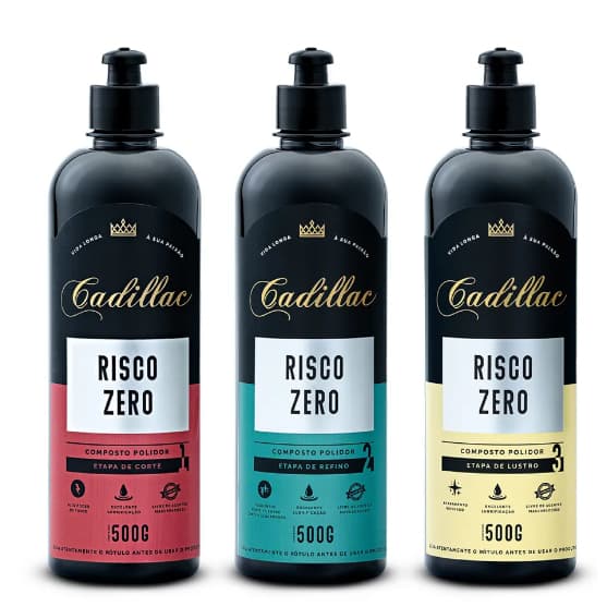 Kit Polidores Risco Zero Cadillac 500ML