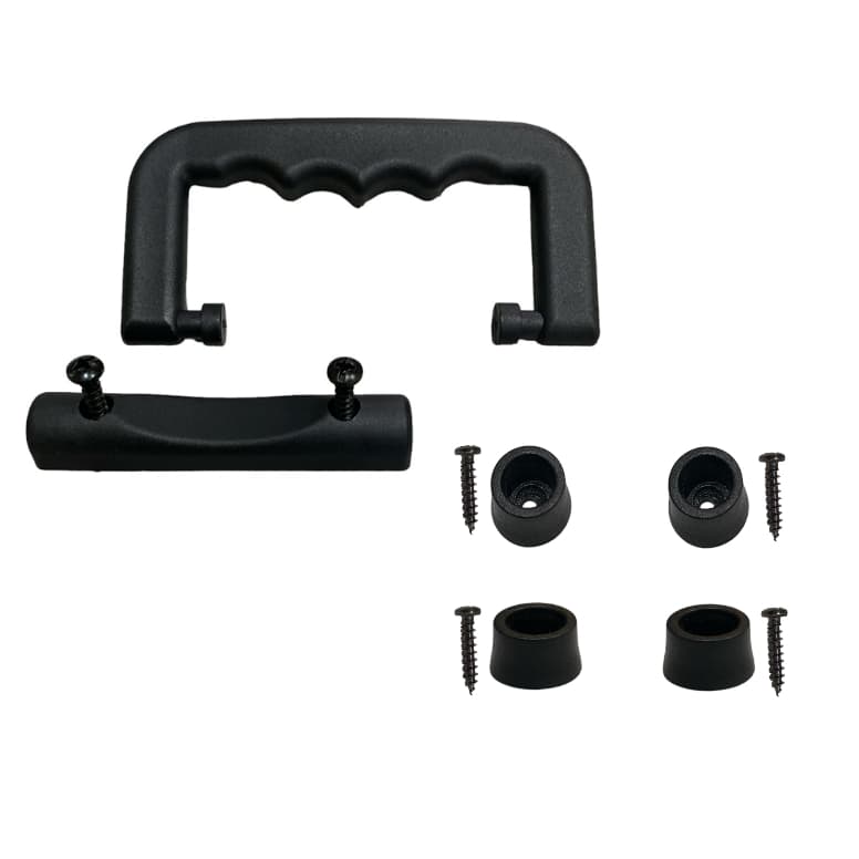 Kit 1 Alça + 4 Pés para Caixa de Som