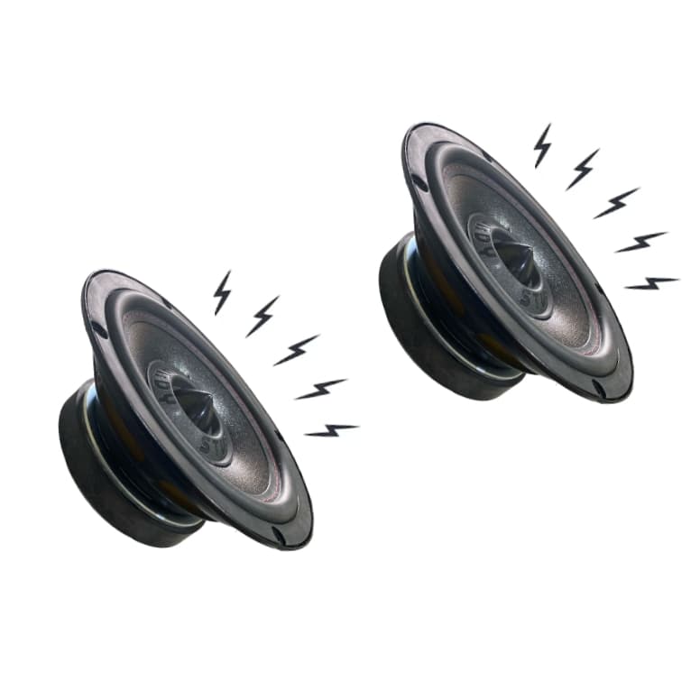 Par De Alto Falante Subwoofer 6 Polegadas Sturdy 160w Rms
