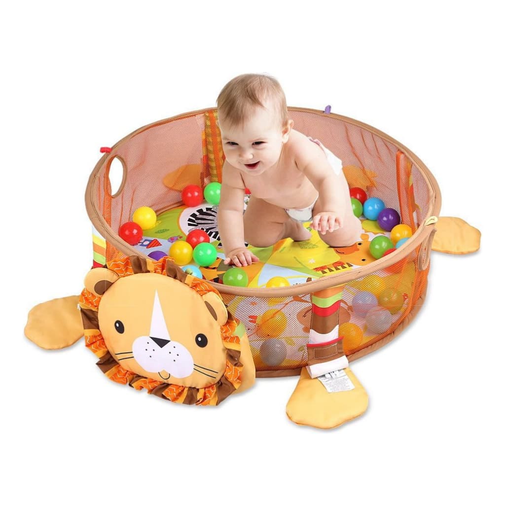 Tapete Atividades Piscina De Bolinhas 3 Em 1 Baby Style