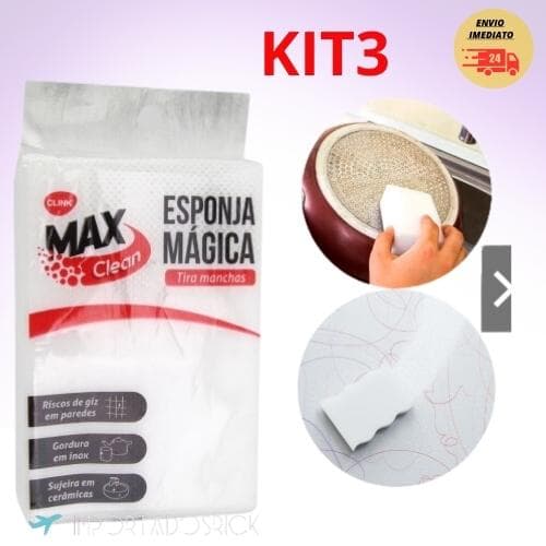 Esponja Magica Remove Giz Cera Lapis Parede Louca-promoção