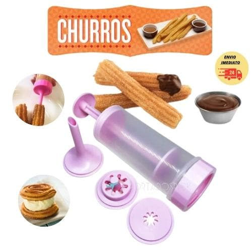 Maquina Manual De Fazer Churros Caseiro Simples Fácil-promoção