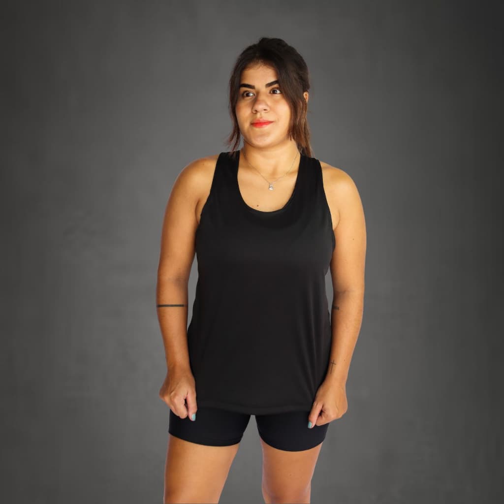 Regata Fit Feminina Moda De Academia Musculação Dia A Dia