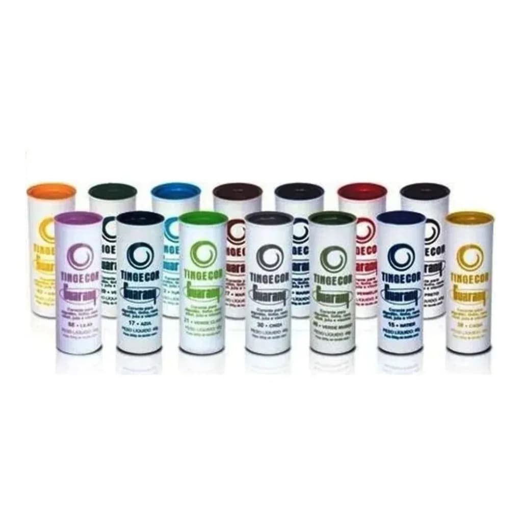 Kit 3 Corante Tecidos Tingecor Guarany Cores 40g