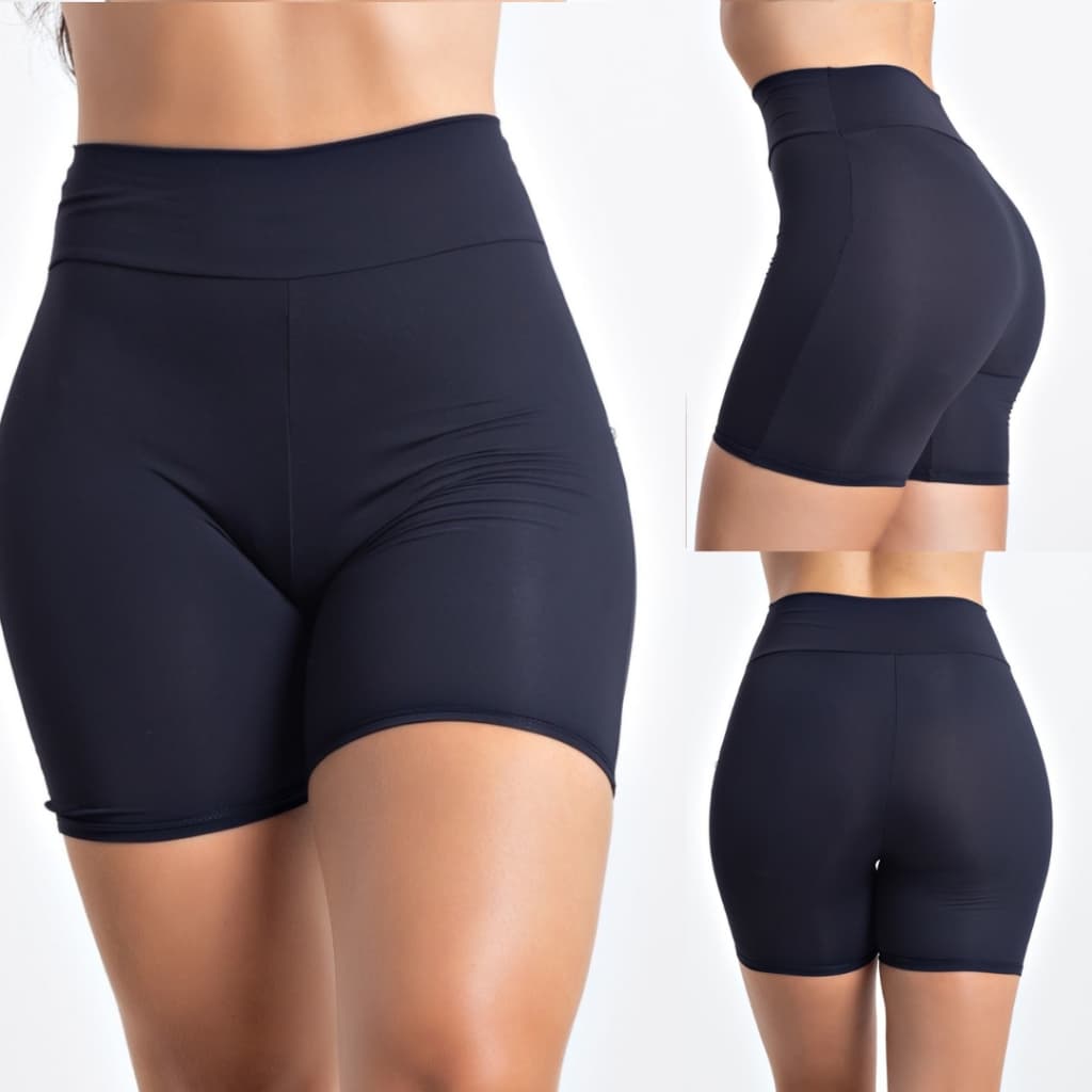 Short Anágua Modellare Preta