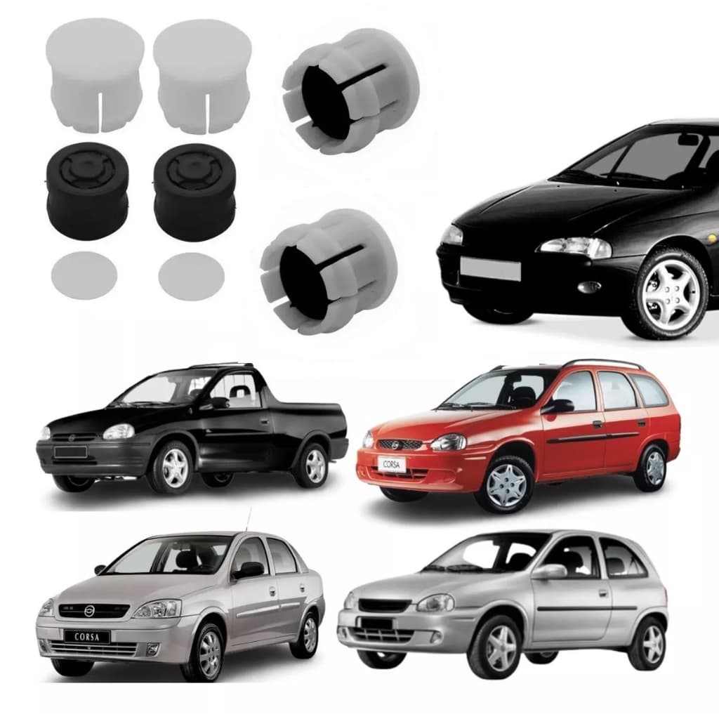 Kit Reparo Bucha Carcaça Alavanca Cambio Chevrolet Corsa Vectra Astra Celta Meriva