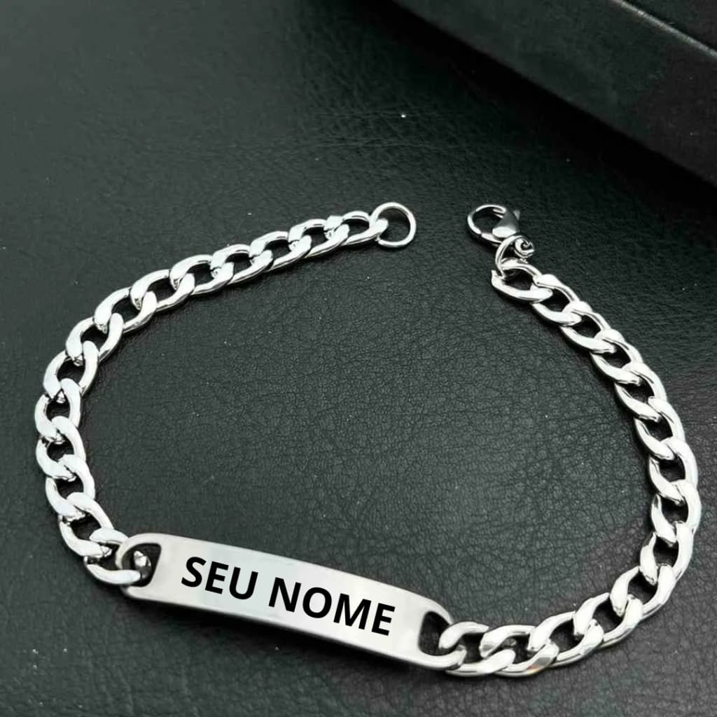 Pulseira de aço inoxidável Personalizada