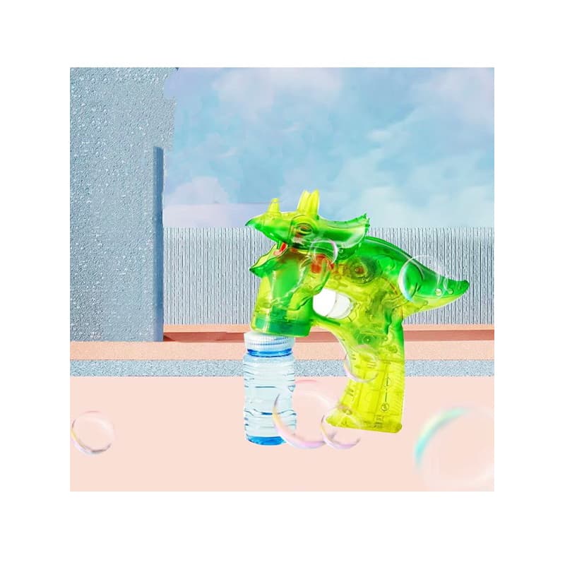 Pistola Lança com luz Bolhas De Sabão-Dinossauro HY-237
