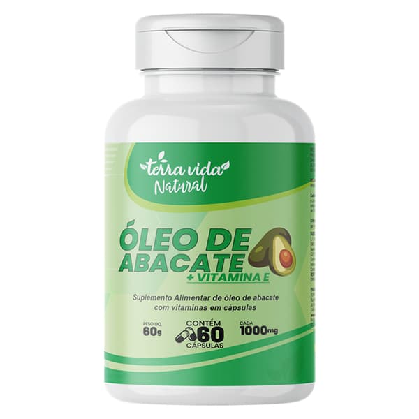 Óleo De Abacate Softgel Diabetes Glicose Vitamina 100% puro