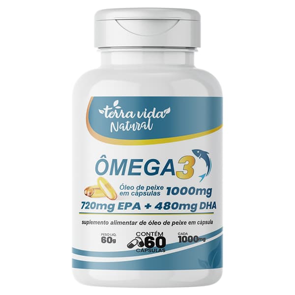 Ômega 3 - Oleo de Peixe 1000mg
