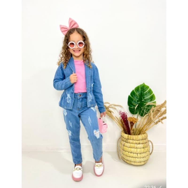 Conjunto Blezer com calça mon moda blogueirinha