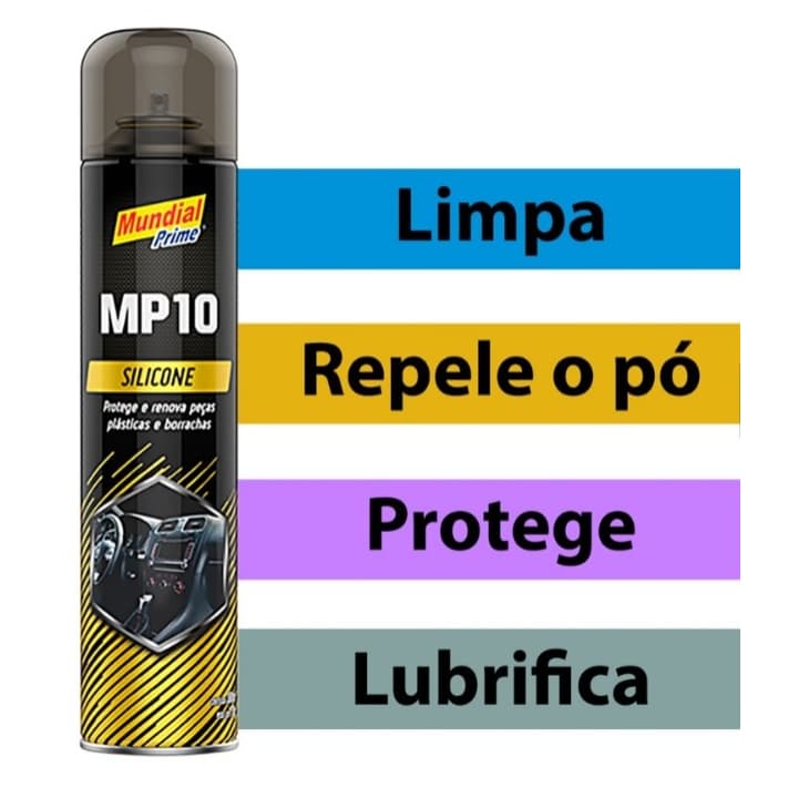 Silicone Spray 300ml Tutti Frutti Mundial Prime Aerosol LEIA O ANÚNCIO plasticos carro moto caminhão