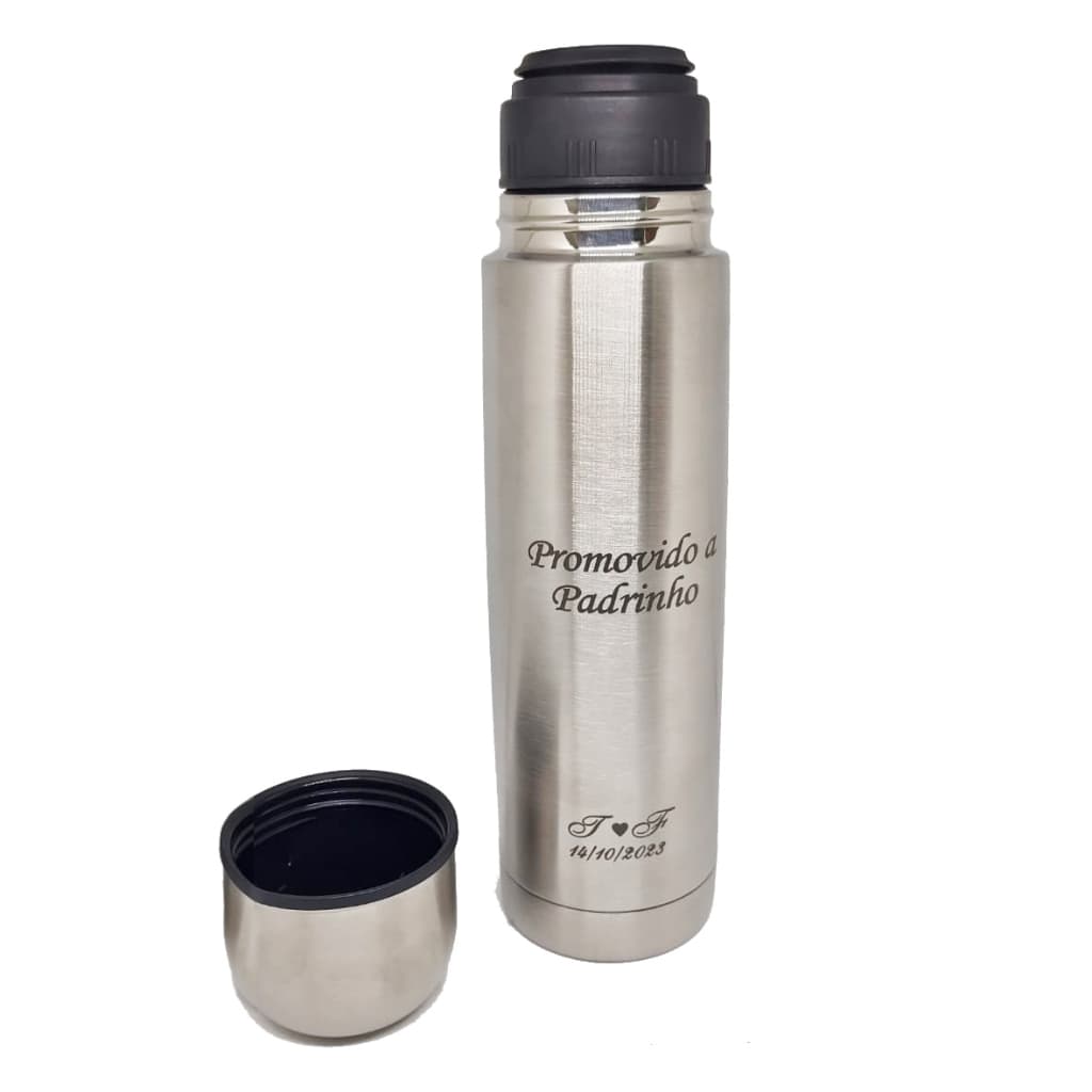 Garrafa Térmica Inox 500ml- Com personalização