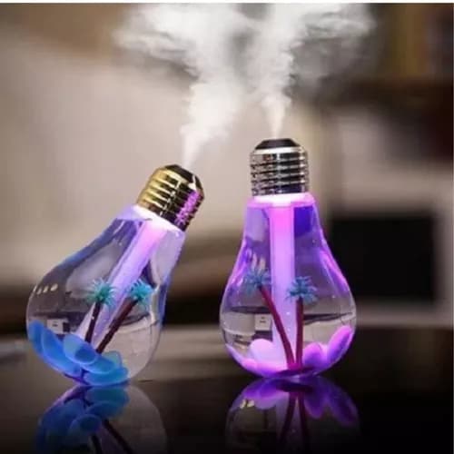 ASIA HOME Mini Umidificador Ar Ambientes Lampada Cabo Usb Portátil Led