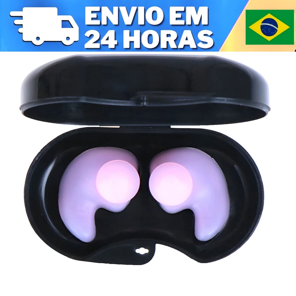 protetor auricular de silicone anti ronco e sons altos (A PRONTA ENTREGA)
