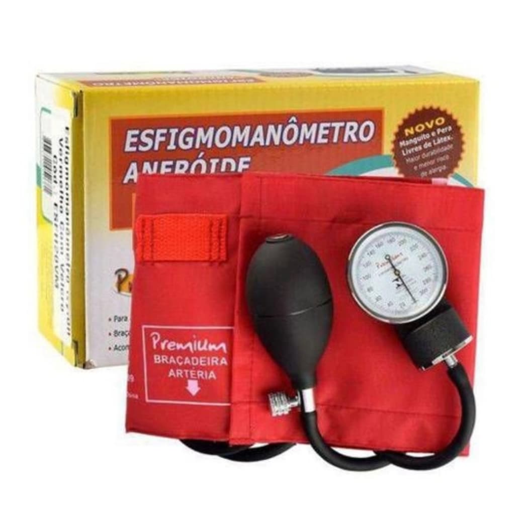 Esfigmomanômetro Aneroide Premium  Aparelho De Pressão Adulto