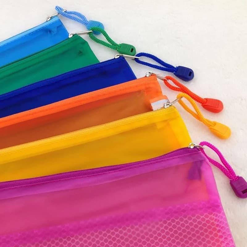 3 Necessaires Organizadora Multiuso De Pvc C/ Zíper Divisória Masculina Feminina Viagem Trabalho Academia