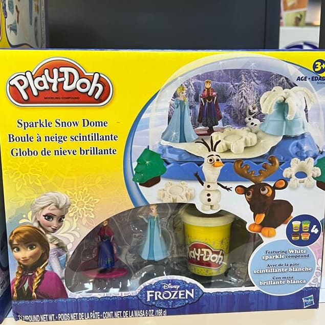 Massa de Modelar frozen com personagens- idêntico foto do anuncio