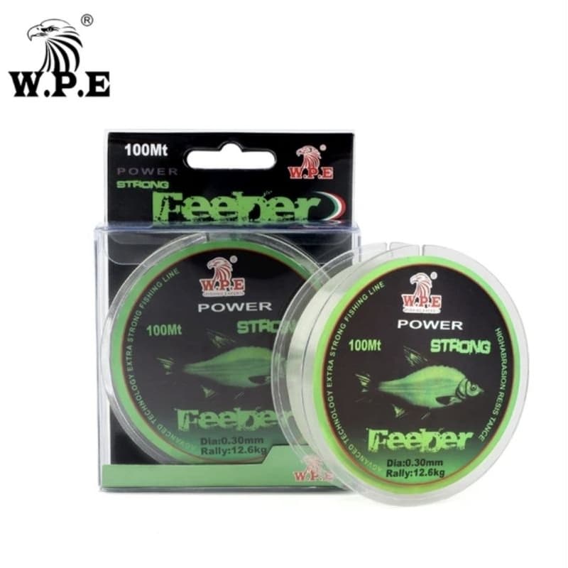 Linha de pesca forte monofilamento da carpa do alimentador 0.60mm