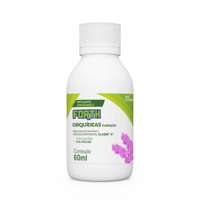 Fertilizante Adubo Orgânico Forth Orquídeas Floração 60ml