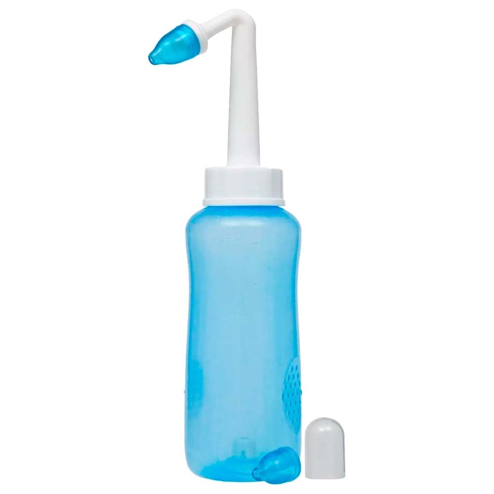 Kit Lavador Nasal 2 Bicos 300ml Congestão Nasal Sinusite Gripe Buba Baby