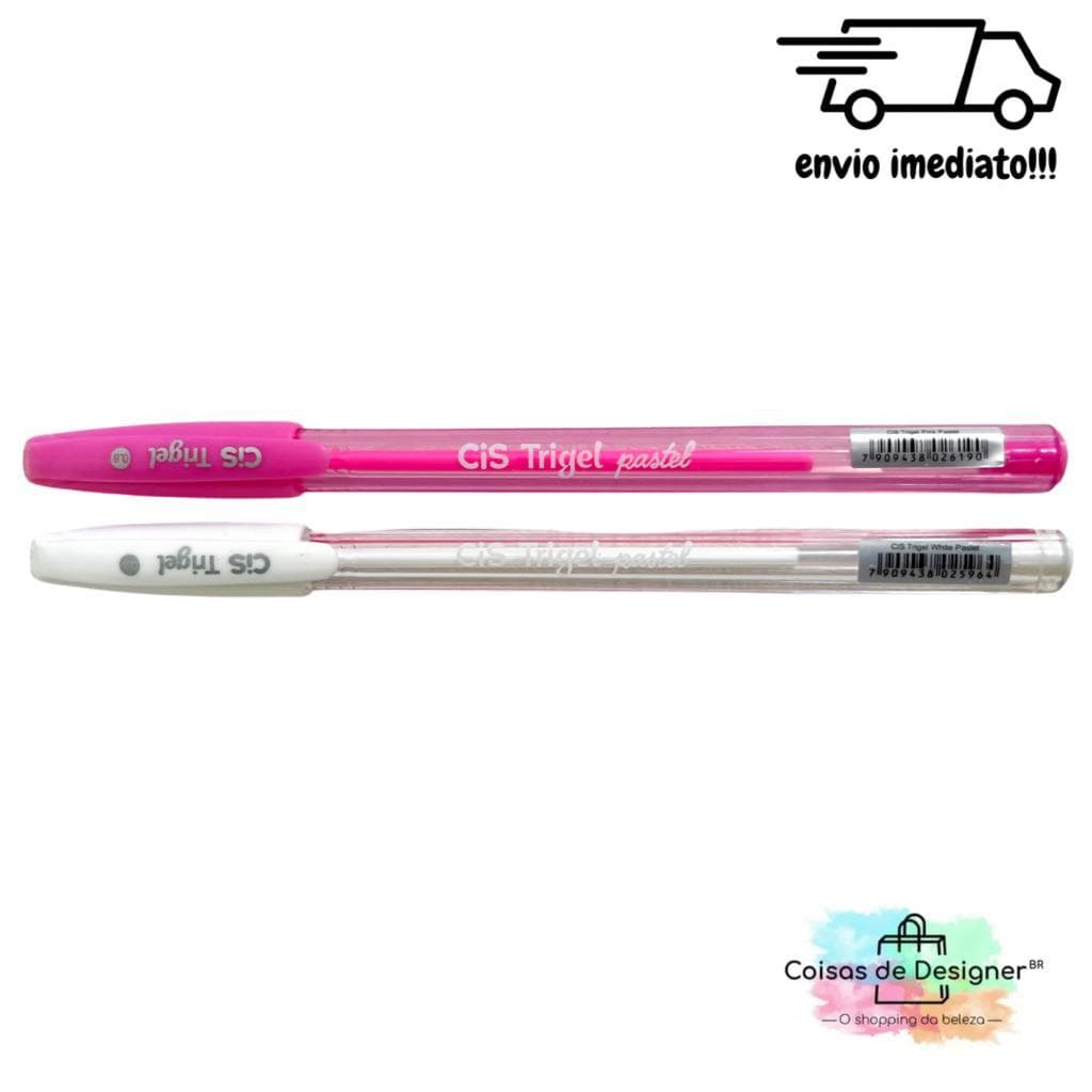 Caneta Tinta Gel Cis Trigel 0.8mm Marcação Designer Sobrancelha