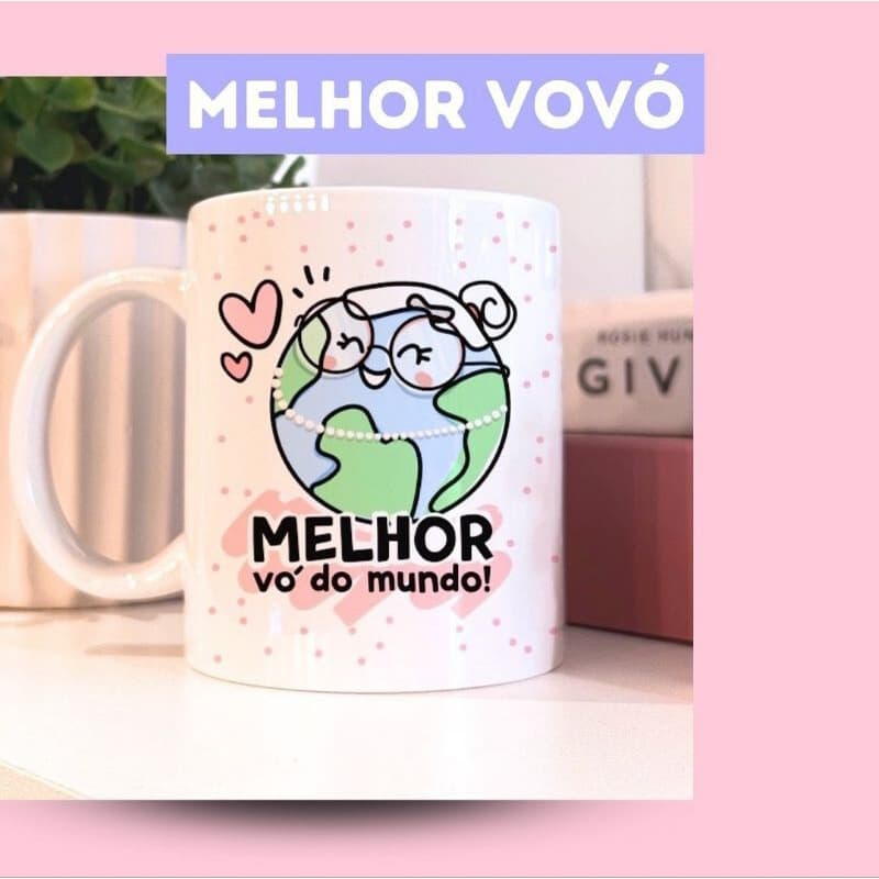 Canecas Personalizadas- Melhor Vovó- Dia dos Avós  - Produtos Personalizados