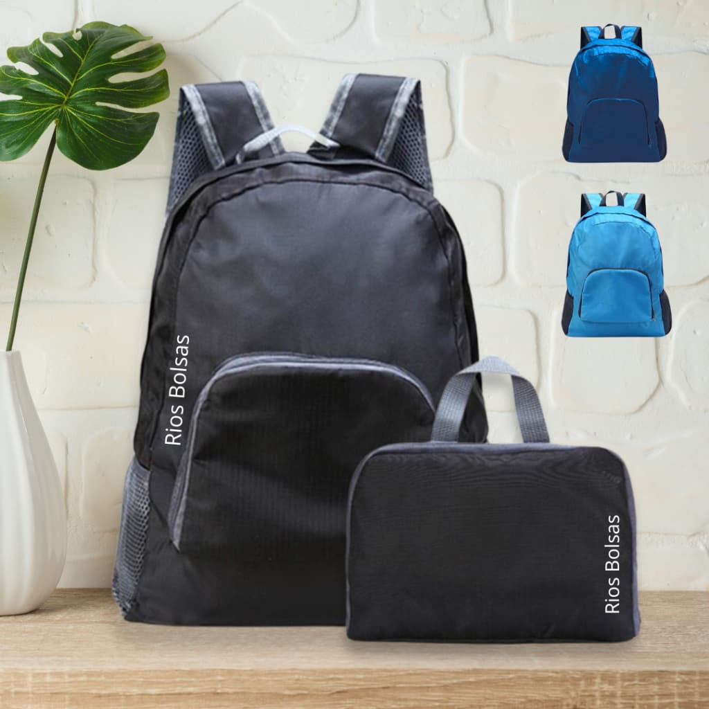 Mochila Feminina E Masculina Dobrável Impermeável Viagem