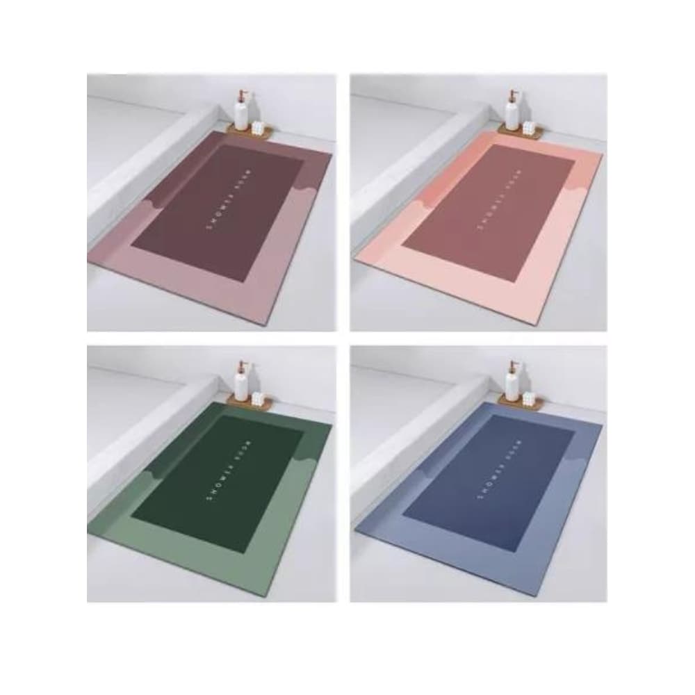 Tapete Mágico Antiderrapante Para Banheiro Super Absorvente