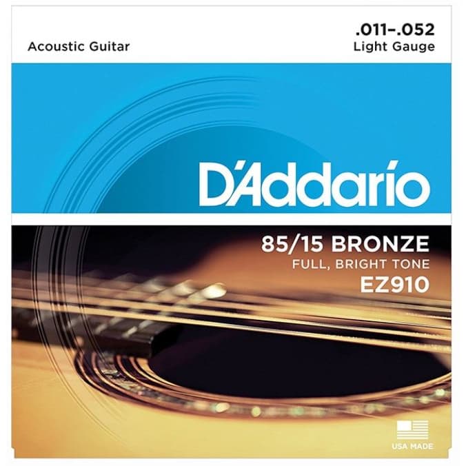 Cordas Daddario Encordoamento Violão Aço Ez900 Ez810
