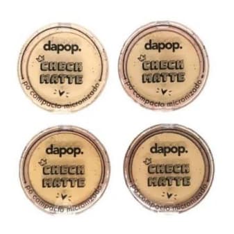 Pó Compacto Micronizado Check Matte Dapop DP2196