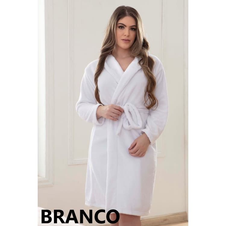 Roupão Plus Size UNISSEX Luxo Microfibra Super Conforto TAMANHO G.