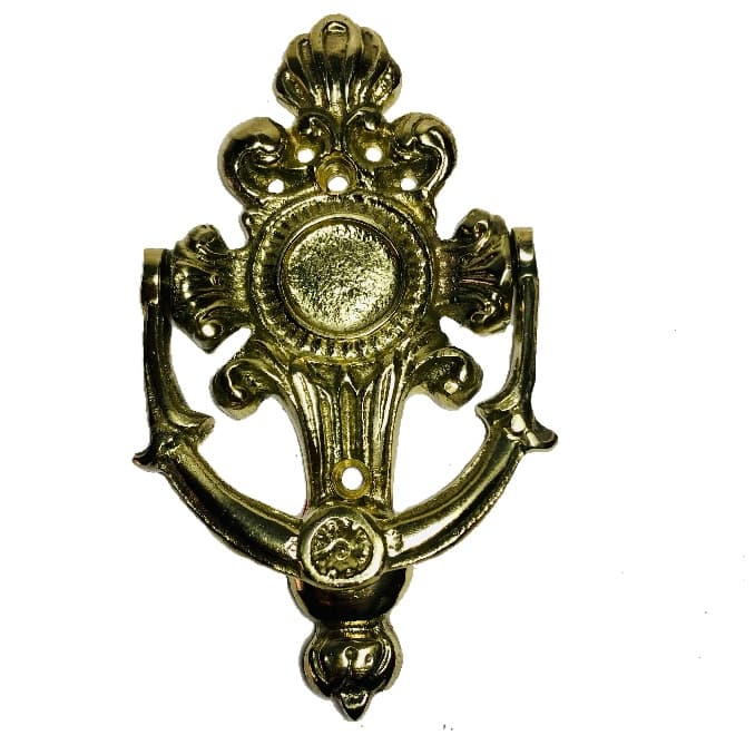 Aldrava Imperial Batedor De Porta Bronze Batente Artesanal