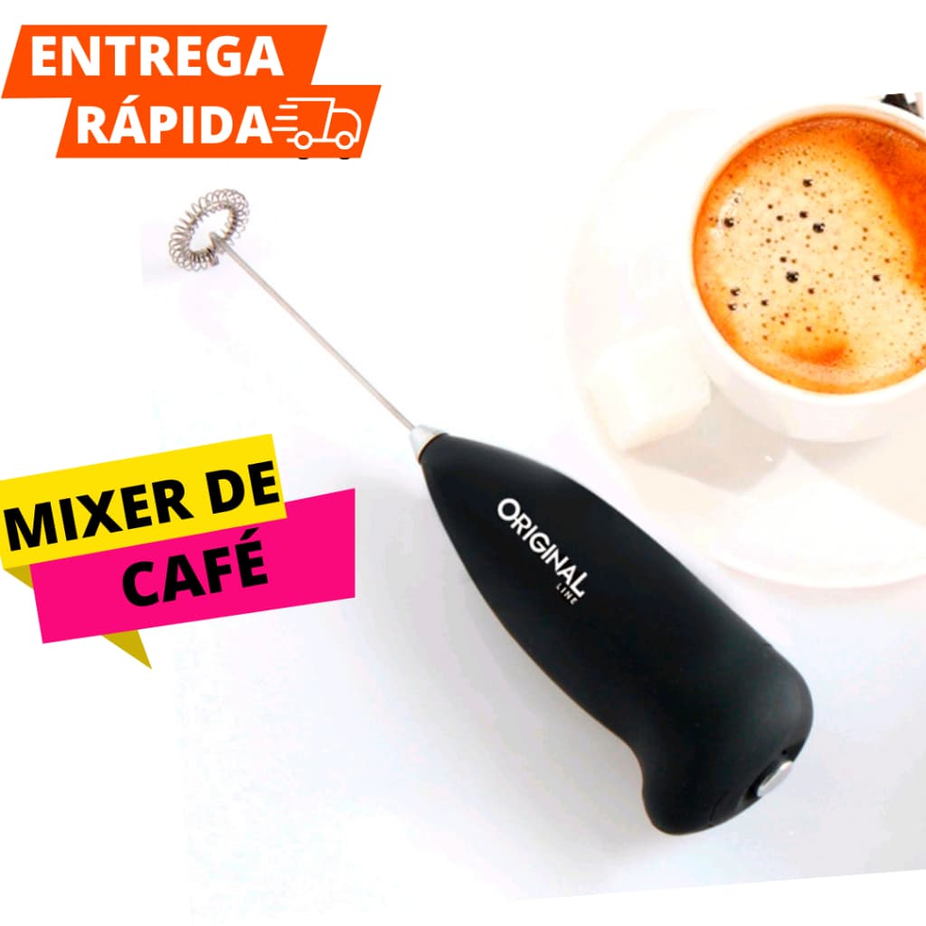 Mixer Misturador De Bebidas Portátil Para Mexer Nescau Toddy Ovos Leite Chá Batedor Manual