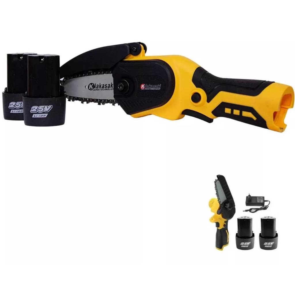 Moto Serra A Bateria Mini Serra Elétrica 25v Bivolt NAKASAKI Multi funções