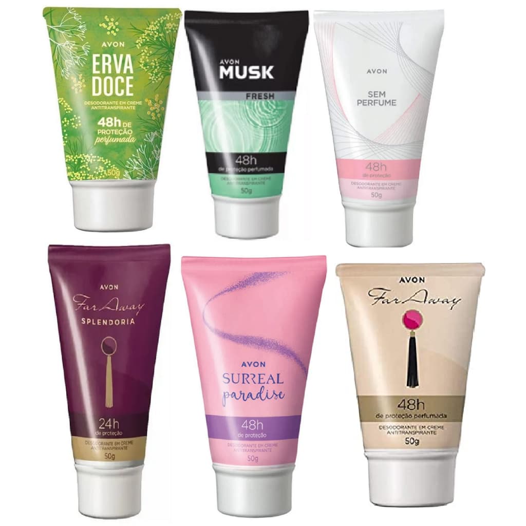 Desodorante antitranspirante em Creme - 48h De Proteção - 50gr