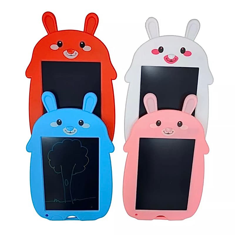 Lousa Magica Tablet Lcd Personagens Escrever, Pintar e Desenhar Coelho / Urso