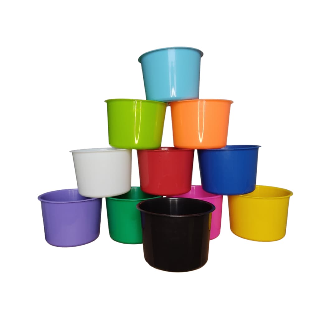 kit 20 Baldes 1,5 LITROS Balde de Pipoca 1,5 L Diversas Cores Kit Cinema