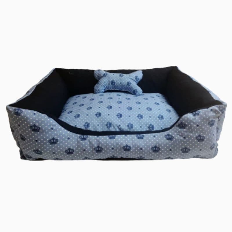 Caminha de cachorro C/ zíper Lavável 100% Algodão com fundo impermeável Média