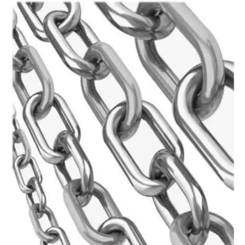 Corrente Elo Curto Soldada 4,0mm (5/32") Galvanizada - Selecione a quantidade de metros