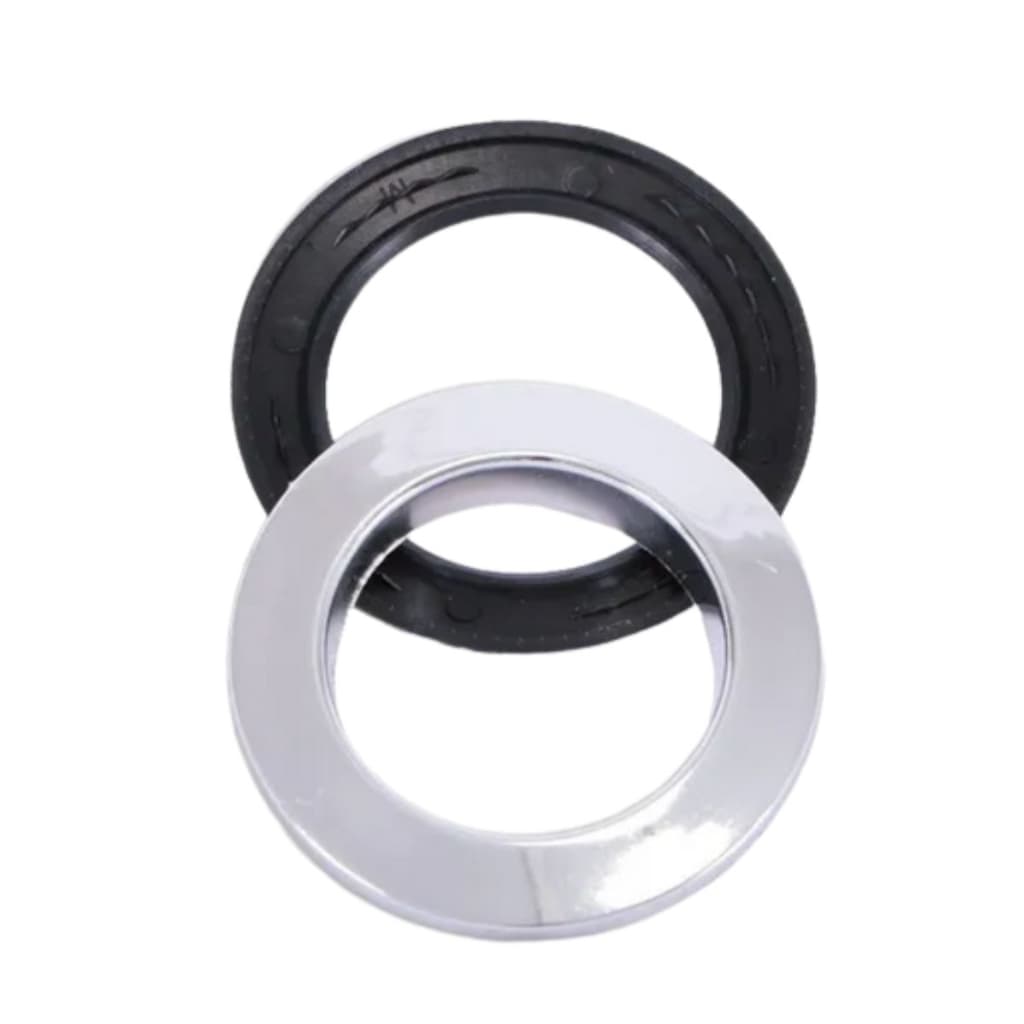 5 Ilhós De Cortina/varão Redondo Cromado Argola 19mm/28mm
