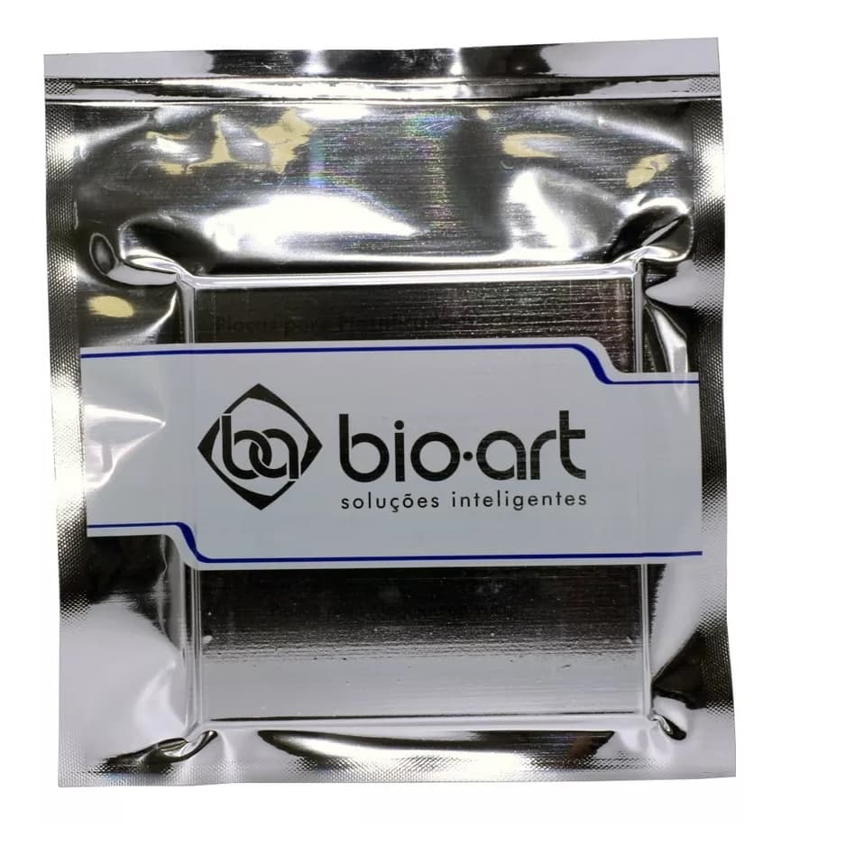 Placa Acetato Cristal Bioart 2mm quadrada - moldeira de bruxismo - Embalagem com 05 unidades
